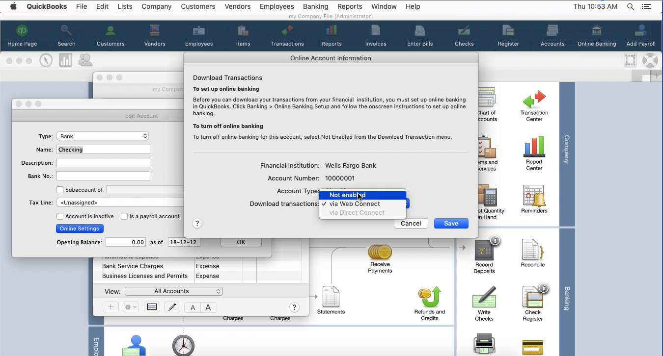 webconnect quickbooks for mac american xpress